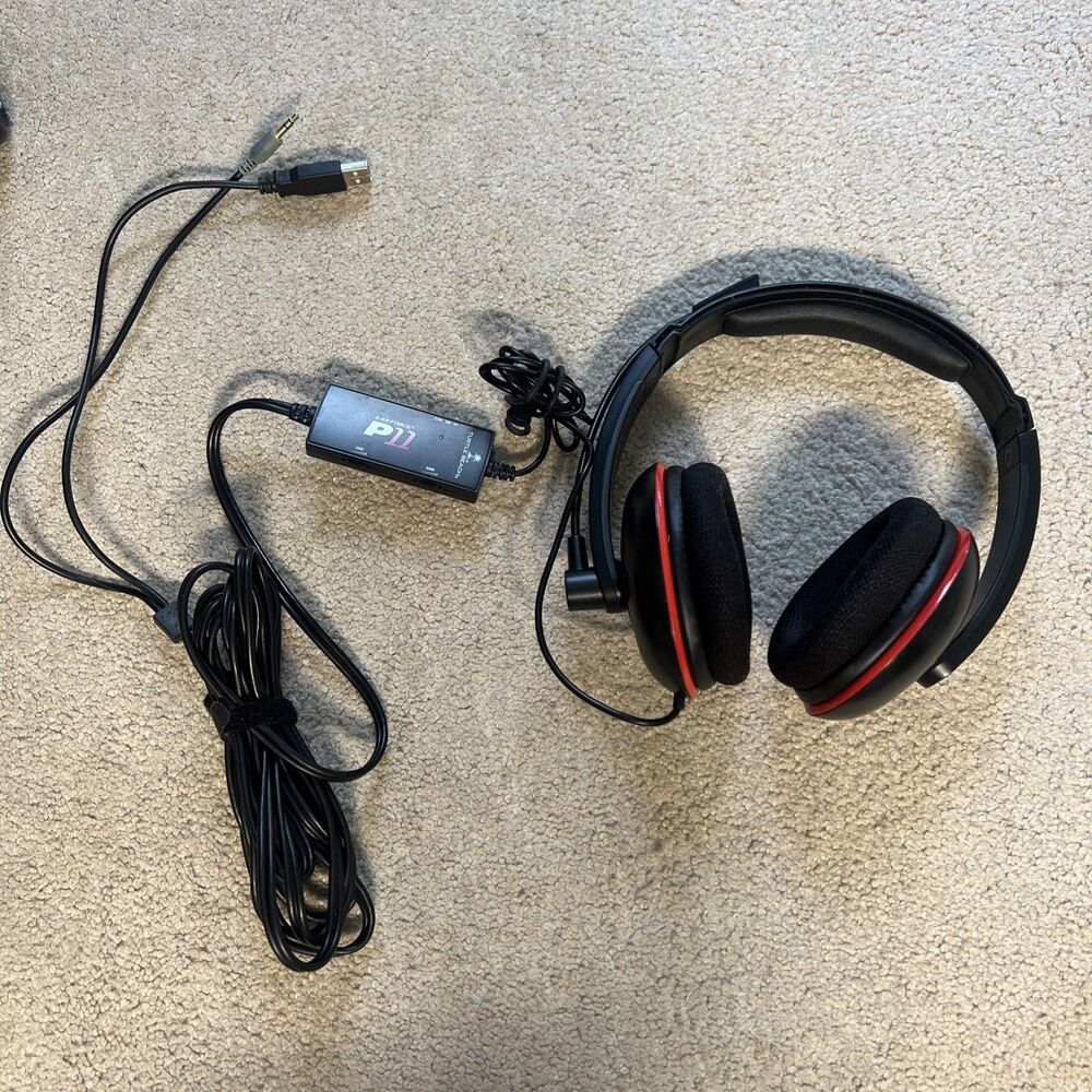 Turtle Beach Ear Force P11 Gaming Headsets for PlayStation 3 PC Xbox 360 Console